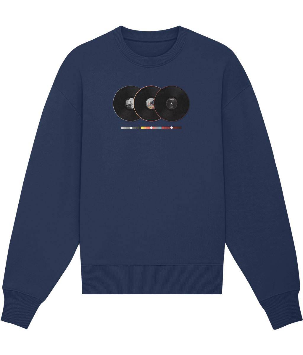 Trilogy Sweatshirt Sweatshirt Greazy Tees XS Navy Oversized
