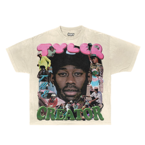 Tyler The Creator V2 Tee Tee Greazy Tees XS Off White Oversized