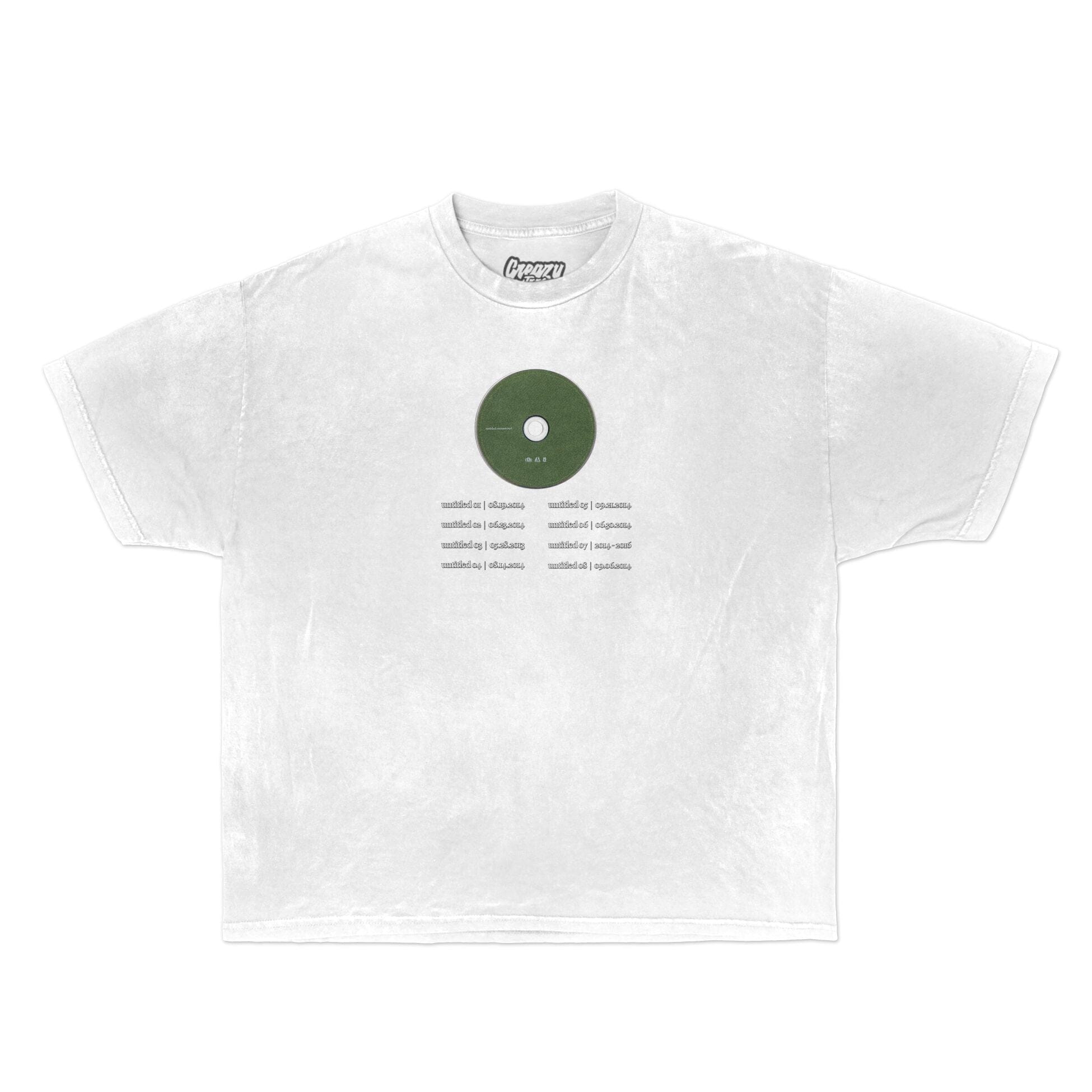 Untitled Unmastered Tee Tee Greazy Tees XS White Oversized